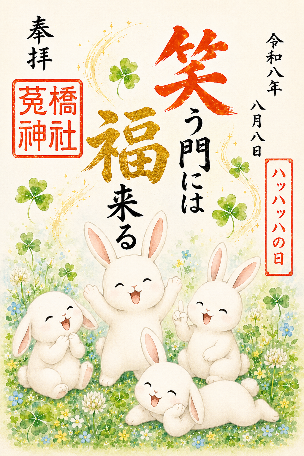 莵橋神社八八八御朱印
