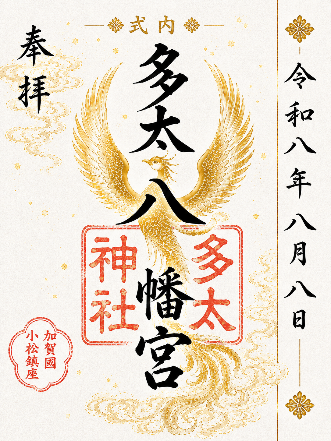多太神社八八八御朱印