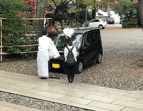 交通安全 車の祓い 莵橋神社